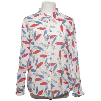 Blouse (White, Red, Blue) from Sarah John Cotton