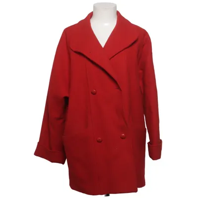 Kappa (Röd) från Norham Polyester, Viskos, Ull