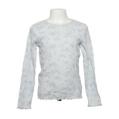 Langærmet t-shirt (Blå, Hvid) fra Lindex Kids Bomuld