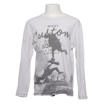Långärmad t-shirt (Vit, Grå) från Zara Boys Collection Bomull