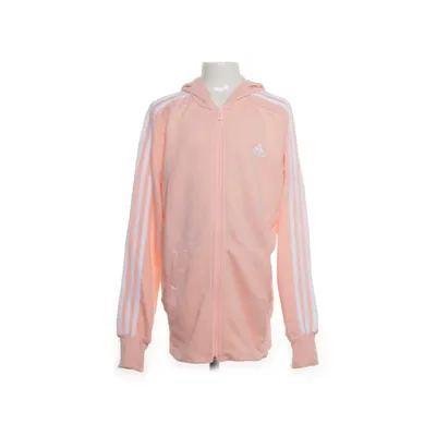 Huvtröja (Rosa, Vit) från Adidas Bomull, Återvunnen polyester