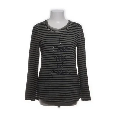 Långärmad t-shirt (Grå, Svart) från Marc Aurel Bomull, Polyester