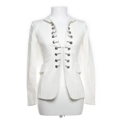 Blazer (Hvid) fra Voyelles Bomuld, Elastan