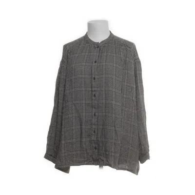 Blouse (Black, White, Green) from Swildens Viscose