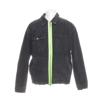Gevoerde spijkerjas (Zwart) van Zara Polyester