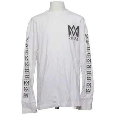 Langærmet t-shirt (Hvid) fra Marcus & Martinus x H&M Bomuld