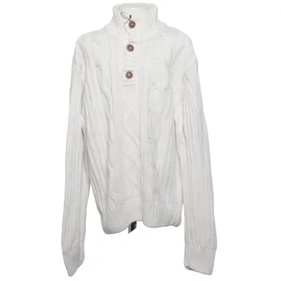Sweater (White) from Kids by Lindex Acrylic, Cotton