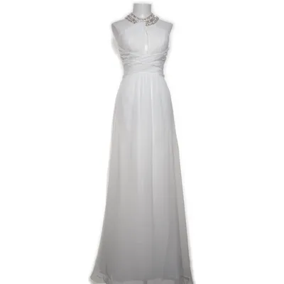 Evening gown (White) from May Queen Polyester