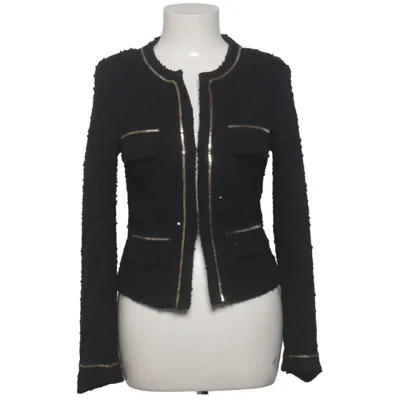 Cardigan (Black) from Capsule Elastane, Polyester