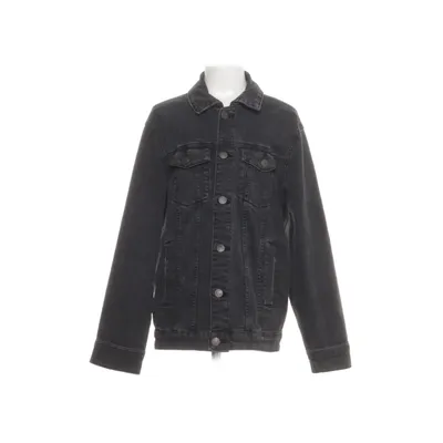 Jeansjacka (Svart) från Lindex Kids Bomull, Elastan
