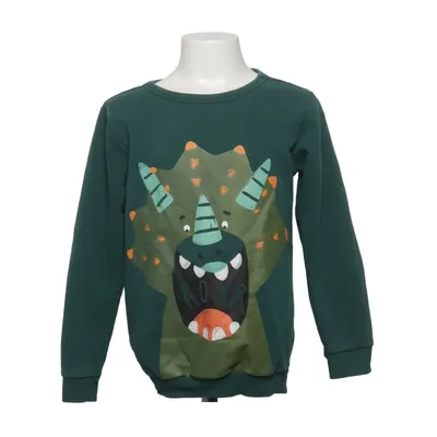 Collegetröja (Grön, Flerfärgad) från Tu Bomull, Polyester