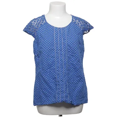 Top (Blue, White) from Beacan Cove Cotton, Linen