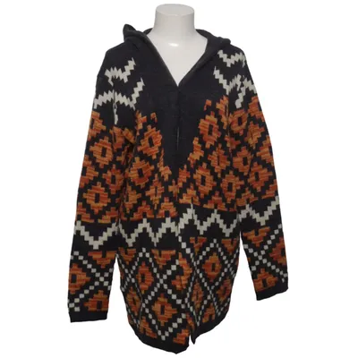 Strickjacke (Grau, Orange, Weiß) von 17&co. Acryl, Wolle