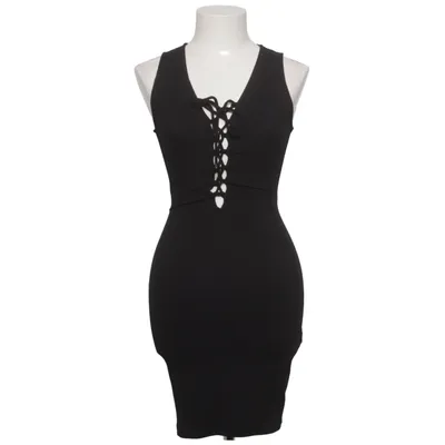 Robe (Noir) de Bershka Dressy Collection Élasthane, Polyester