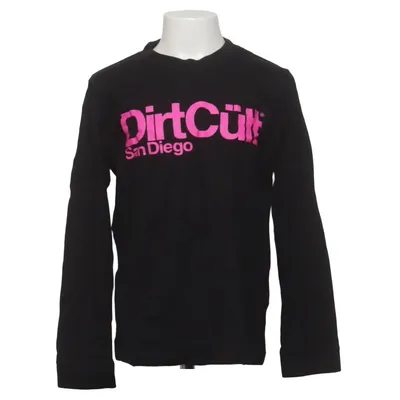 Långärmad t-shirt (Svart) från DirtCult Bomull