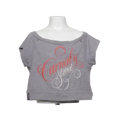 T-shirt (Grijs, Rood, Wit) van Lonsdale Katoen, Elastaan