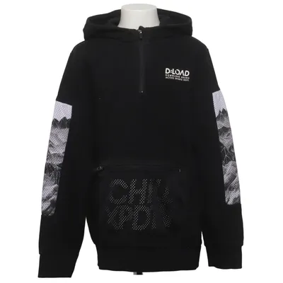 Sweat à capuche (Noir) de Download Coton, Polyester