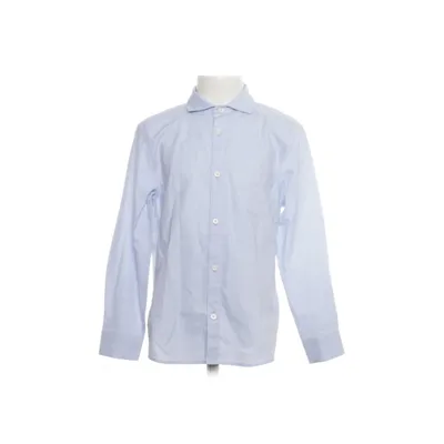 Shirt (Blauw, Wit) van Zara Katoen