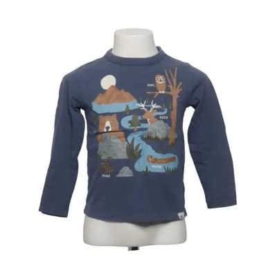 T-shirt à manches longues (Bleu) de Gap Coton