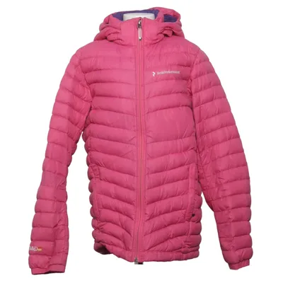 Down jacket (Pink, Purple) from Peak Performance Junior Down, Feather, Polyamide