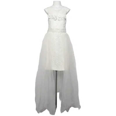Flower girl dress (White) from Monita Elastane, Polyester