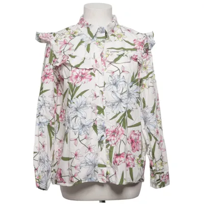 Blouse (White, Pink, Multicolored) from TurQuoise Cotton, Elastane