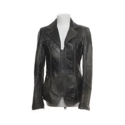 Leren jack (Groen) van Derimod Leer