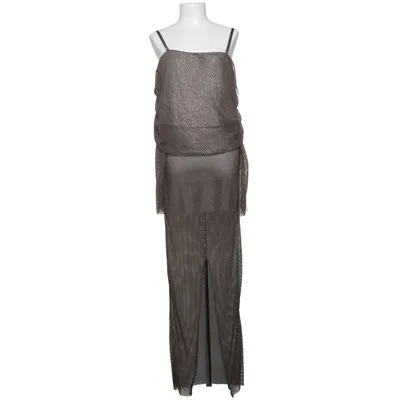 Avondjurk (Grijs, Goud) van H&M Studio Elastaan, Polyester