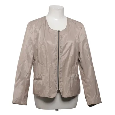 Jacket (Beige) from Women Cotton, Metallic fiber, Polyester