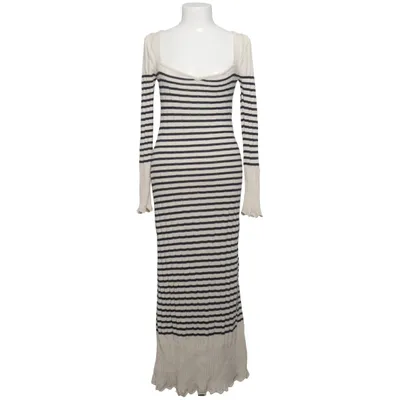 Långklänning (Svart, Vit) från Zara Bomull, Polyamid