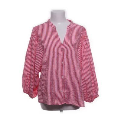 Blus (Röd, Vit) från Lindex Bomull