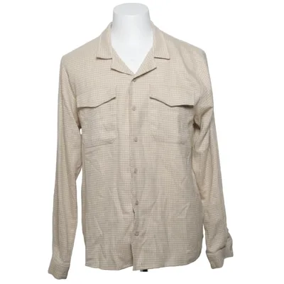 Shirt (Beige, White) from Bolongaro Trevor Polyester, Viscose