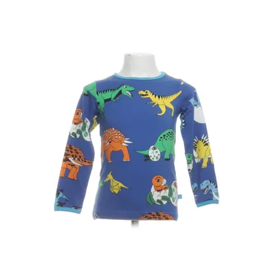 Långärmad t-shirt (Blå, Flerfärgad) från Småfolk Ekologisk bomull, Elastan