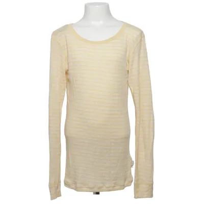 T-shirt à manches longues (Jaune, Blanc) de Didriksons Laine de mouton, Soie