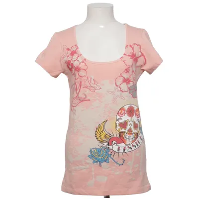 T-shirt (Rosa, Flerfärgad) från Ichi Bomull, Elastan