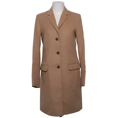 Mantel (Beige) von Uniqlo Kaschmir, Cupro, Polyester, Wolle