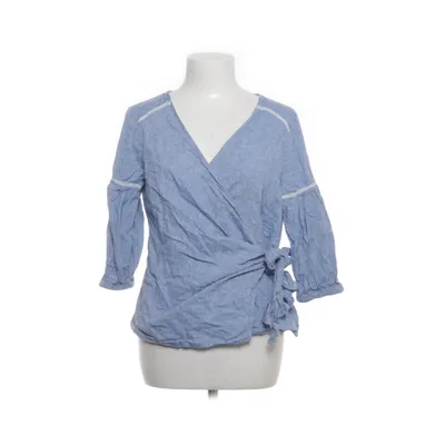 Wikkeltop (Blauw, Wit) van Zara Basic