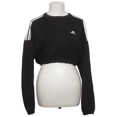 Sweatshirt (Zwart) van Adidas Katoen, Elastaan, Gerecycled polyester