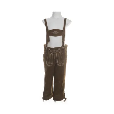 Lederhosen (Brown) from Lekra Polyester, Leather
