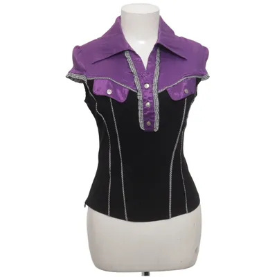 Top (Lilla, Sort) fra Danza Bomuld, Polyester