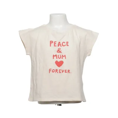 T-shirt (Beige, Rød) fra Émile et Ida Økologisk bomuld