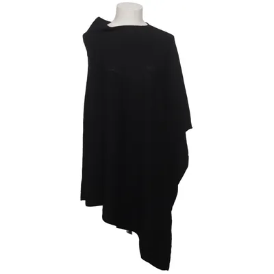 Poncho (Svart) från Cashmere Kashmir, Merinoull, Polyamid, Viskos