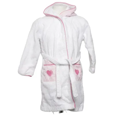 Peignoir (Blanc, Rose) de Smithy Coton