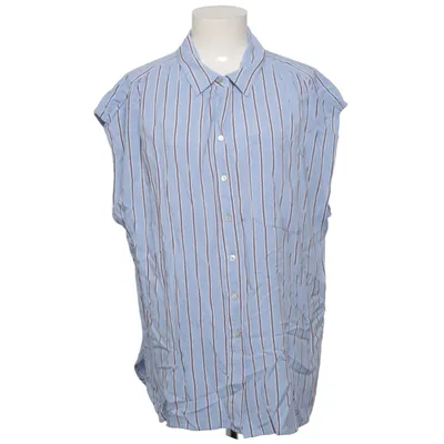 Short sleeve shirt (Blue, White, Brown) from Sussan Viscose