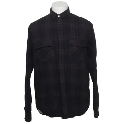 Flannel shirt (Gray, Black) from A.O.CMS Cotton