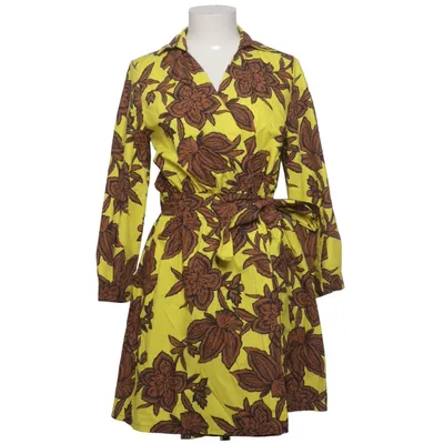 Robe portefeuille (Jaune, Marron) de Lumina Coton