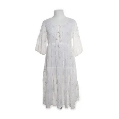 Dress (White) from Agencies Turquoise Cotton