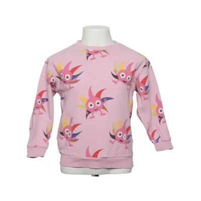 Sweatshirt (Roze, Meerkleurig) van Babblarna x KappAhl Katoen, Elastaan