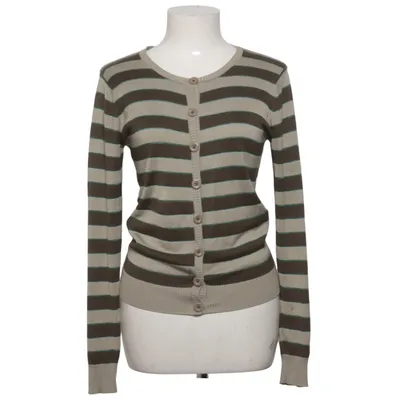 Strickjacke (Grau, Braun, Türkis) von Tusnelda Bloch Seide