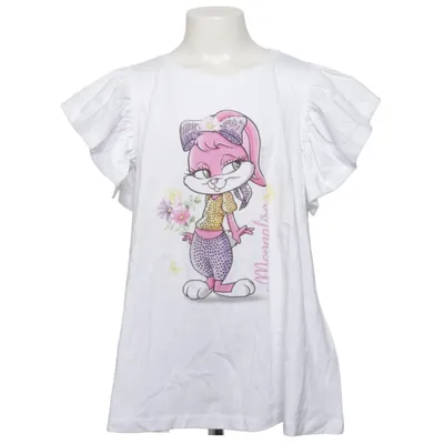 T-shirt (Blanc, Multicolore) de Monnalisa Coton